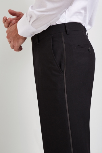 Sosandar Satin Stripe Tuxedo Trousers Black at John Lewis  Partners
