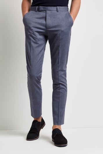 Moss London Skinny Fit Graphite Trousers