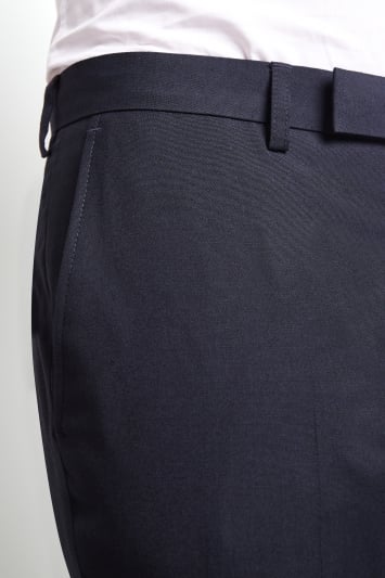 Slim Fit Navy Stretch Trousers