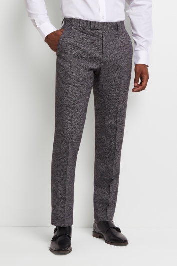 Moss 1851 Tailored Fit Charcoal Puppytooth Trousers