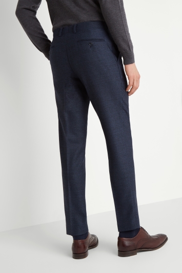 Moss 1851 Tailored Fit Navy Speckled Trousers