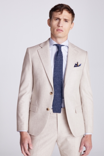 Italian Tailored Fit Light Grey Jacket