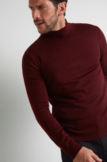 merino wool roll neck