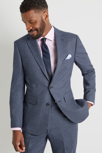 Moss 1851 Tailored Fit Navy Salt & Pepper Suit