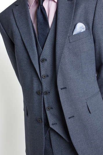 Moss 1851 Tailored Fit Navy Salt & Pepper Suit