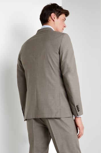 Savoy Taylors Guild Tailored Fit Taupe Grey Suit