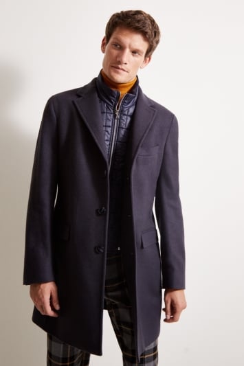 Men's Tailored Fit Coats | Moss Bros
