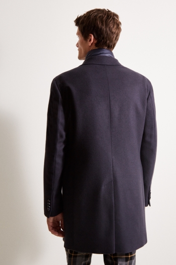 Savoy Taylors Guild Tailored Fit Navy with Nylon Insert Coat