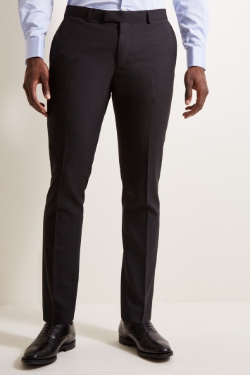 DKNY Slim Fit Black Trousers 