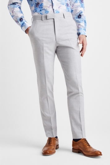 silver formal pants