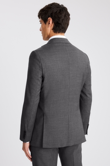 Twill Grey Suit Co Ord Jacket