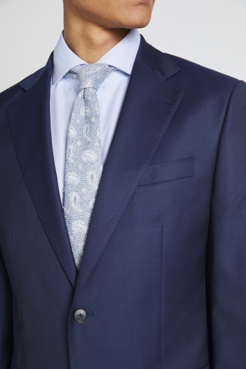 navy twill suit