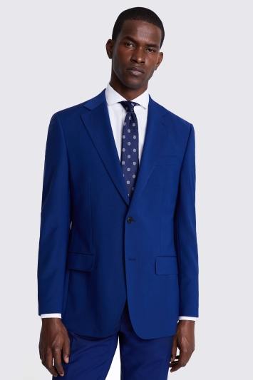 Tailored Fit Royal Blue Performance Suit Jacket