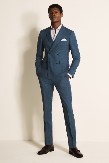 Men's 2 Piece Double Breasted Solid Color Suit   Style 901P 