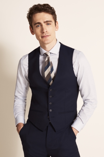 Ted Baker Slim Fit Navy Twill Jacket