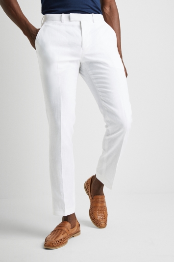 white linen pants outfit men