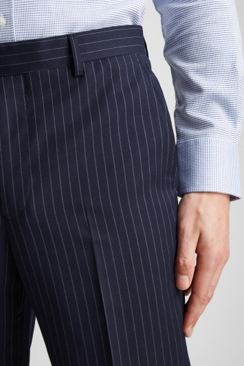 stripe suit trousers