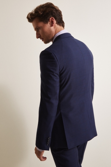 moss bros prince of wales check suit