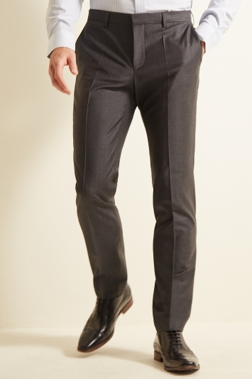 Hugo by Hugo Boss Charcoal Puppytooth Trousers 