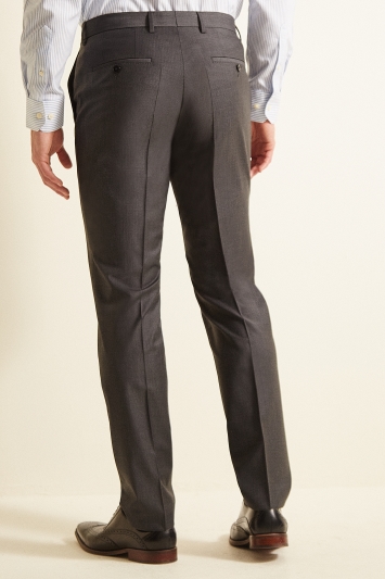 Hugo by Hugo Boss Charcoal Puppytooth Trousers