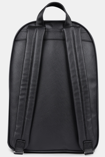 Black Saffiano Backpack