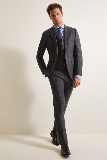 Moss 1851 Performance Tailored Fit Grey Milled Suit