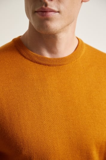 mustard round neck t shirt