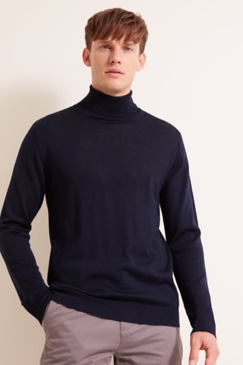 roll neck under jumper