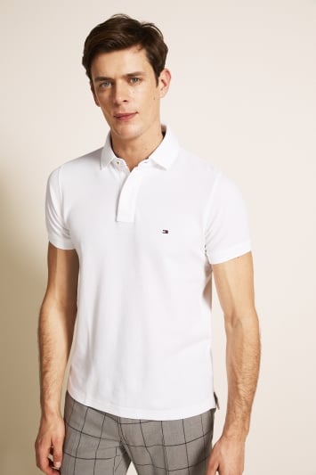 white tommy polo