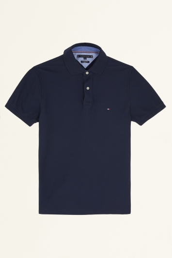 Tommy Hilfiger Navy Core Slim-Fit Polo 