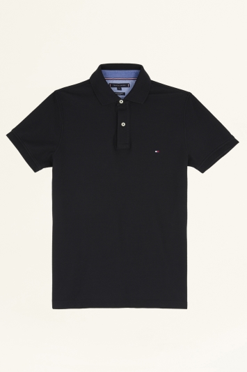 Tommy Hilfiger Black Core Slim-Fit Polo Shirt