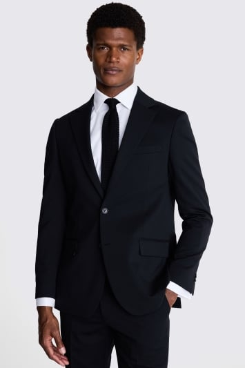 Ted Baker Tailored Fit Black Twill Suit Jacket