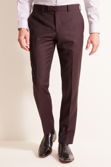 dkny burgundy suit