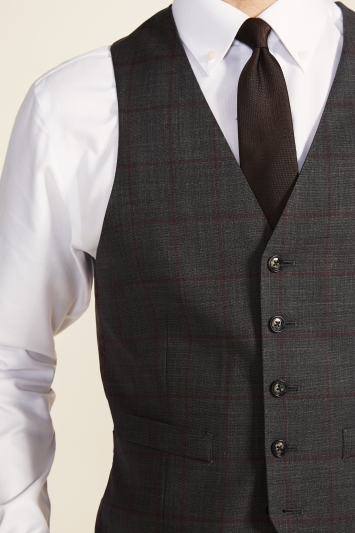 moss 1851 grey windowpane tweed jacket