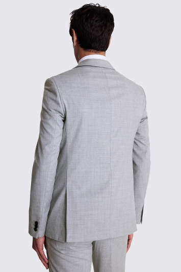 Moss Custom Made  Grey Stretch Suit In Grey