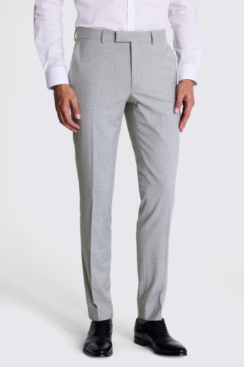 Moss Custom Made  Grey Stretch Suit In Grey
