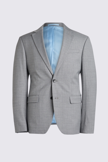 Moss Custom Made Grey Stretch Suit In Grey