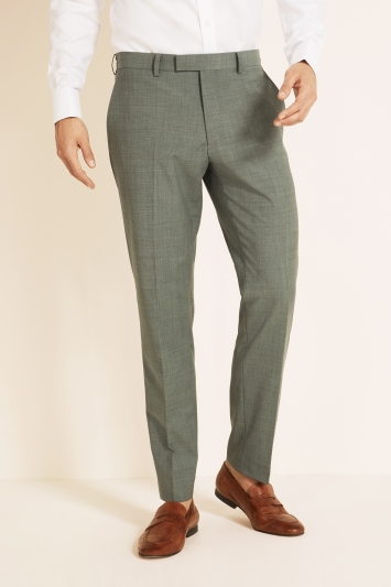 Performance Tailored Fit Light Green Trousers