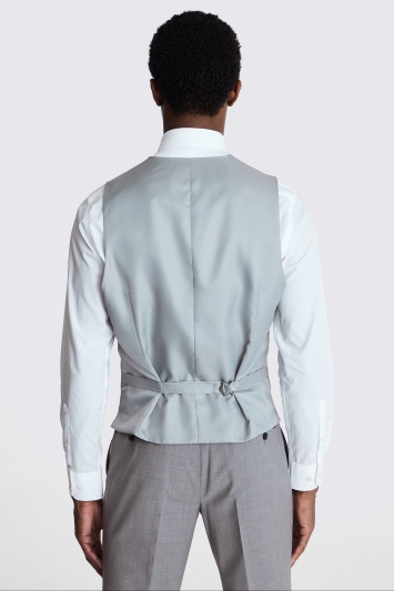 Tailored Fit Light Grey Waistcoat