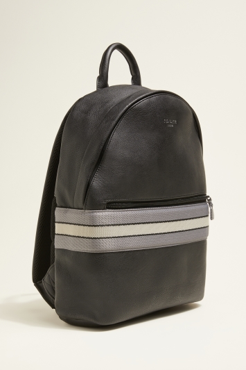 ted baker webbing strap leather backpack