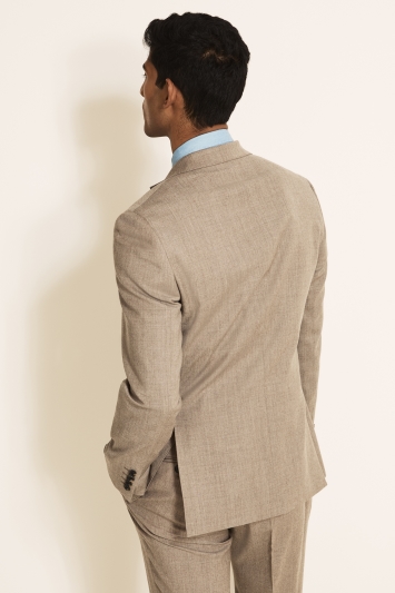 Tailored Fit Stone Twill Jacket