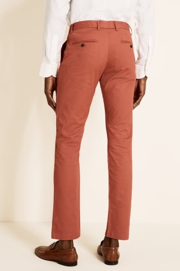 Tailored Fit Salmon Stretch Chino 
