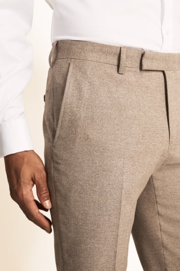 Moss 1851 Tailored Fit Neutral Trouser