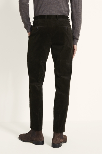 cord slim trousers