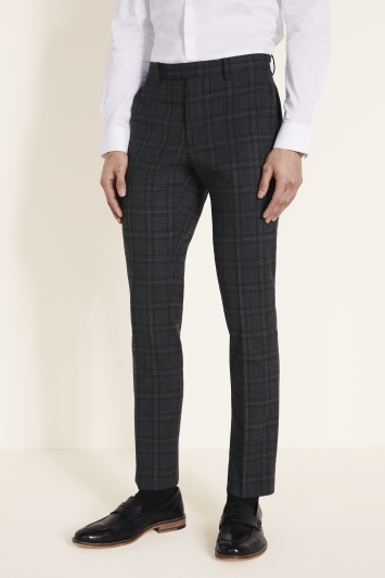 DKNY Charcoal Check Trousers 