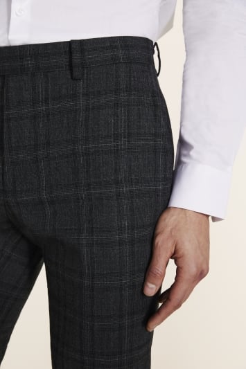 DKNY Charcoal Check Trousers 