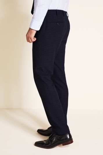 Tailored Fit Navy Trousers