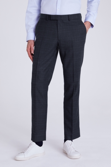 Slim Fit eco Ink Check Trousers