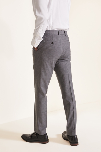 Slim Fit Grey Performance Trousers