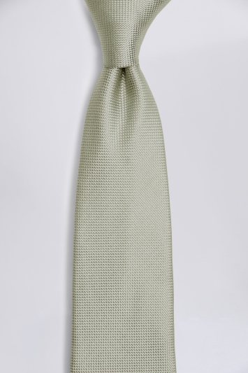 Sage Green Natte Silk Tie